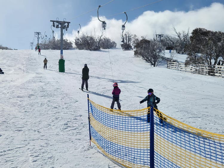 May be an image of 6 people and people skiing